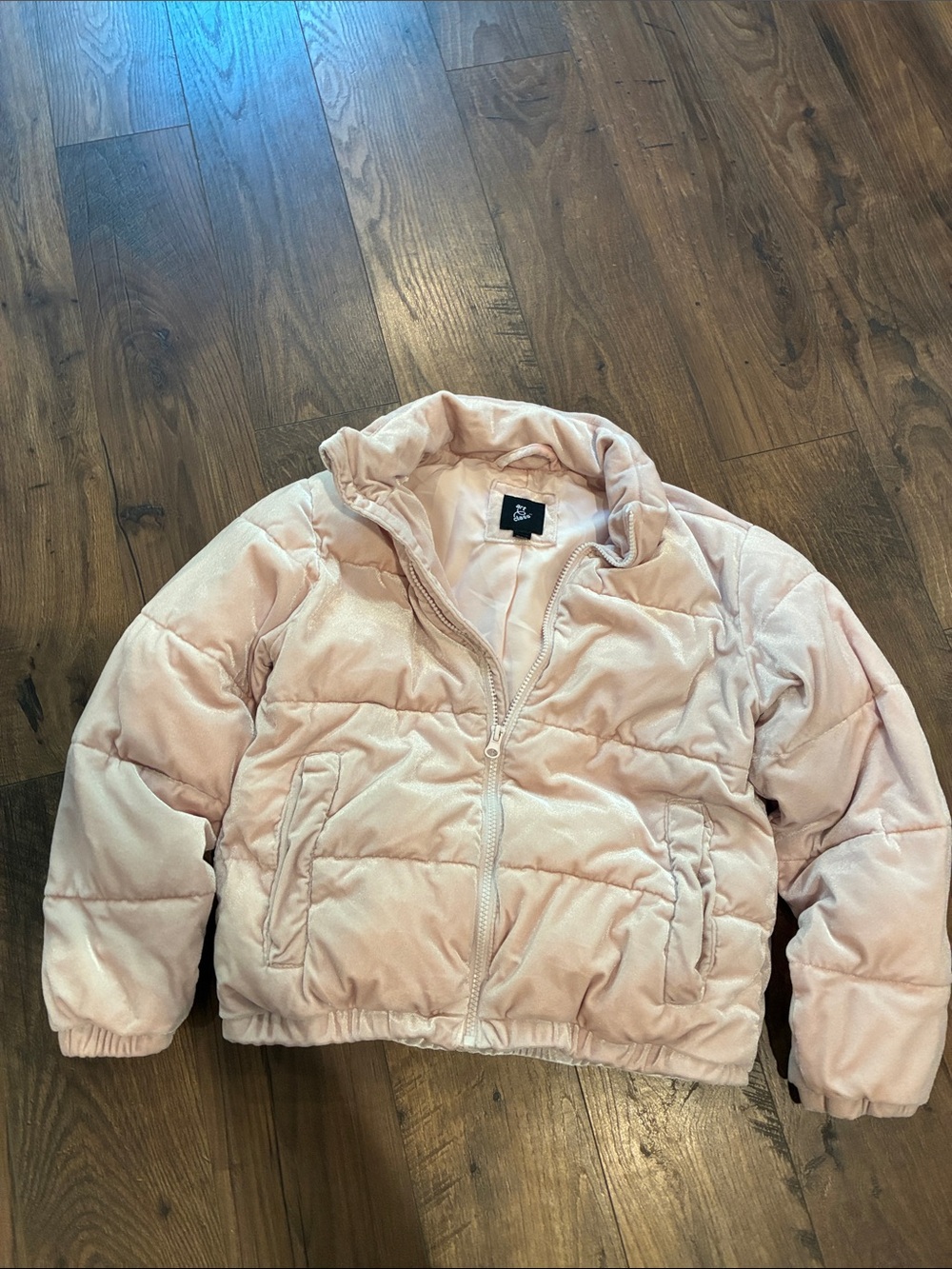 Girl’s Art Class Light Pink Puffer Jacket